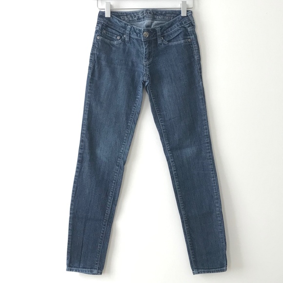 Bullhead Denim - Bullhead Blue Denim Solana Extreme Skinny Jeans Size 0